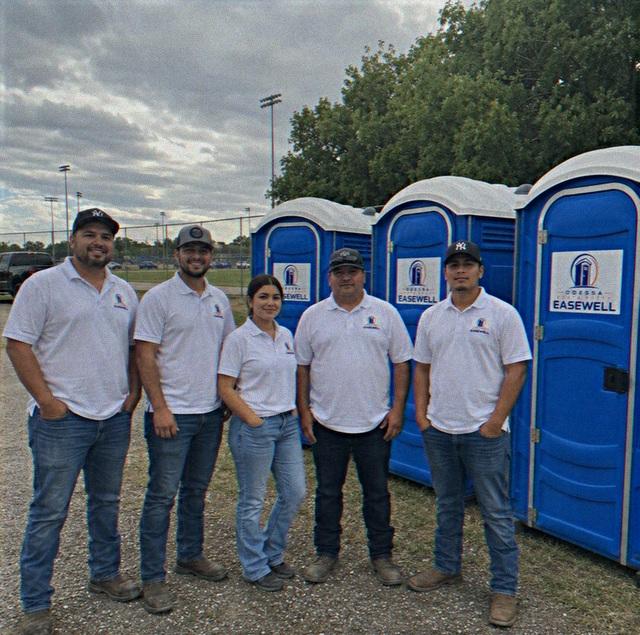 The Odessa Porta Potty Easewell team